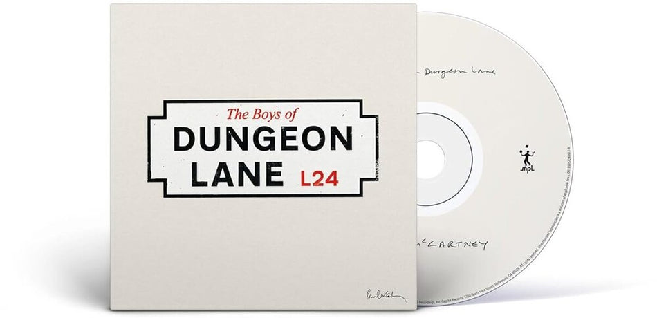 the album cover for Paul McCartney - Boys Of Dungeon Lane