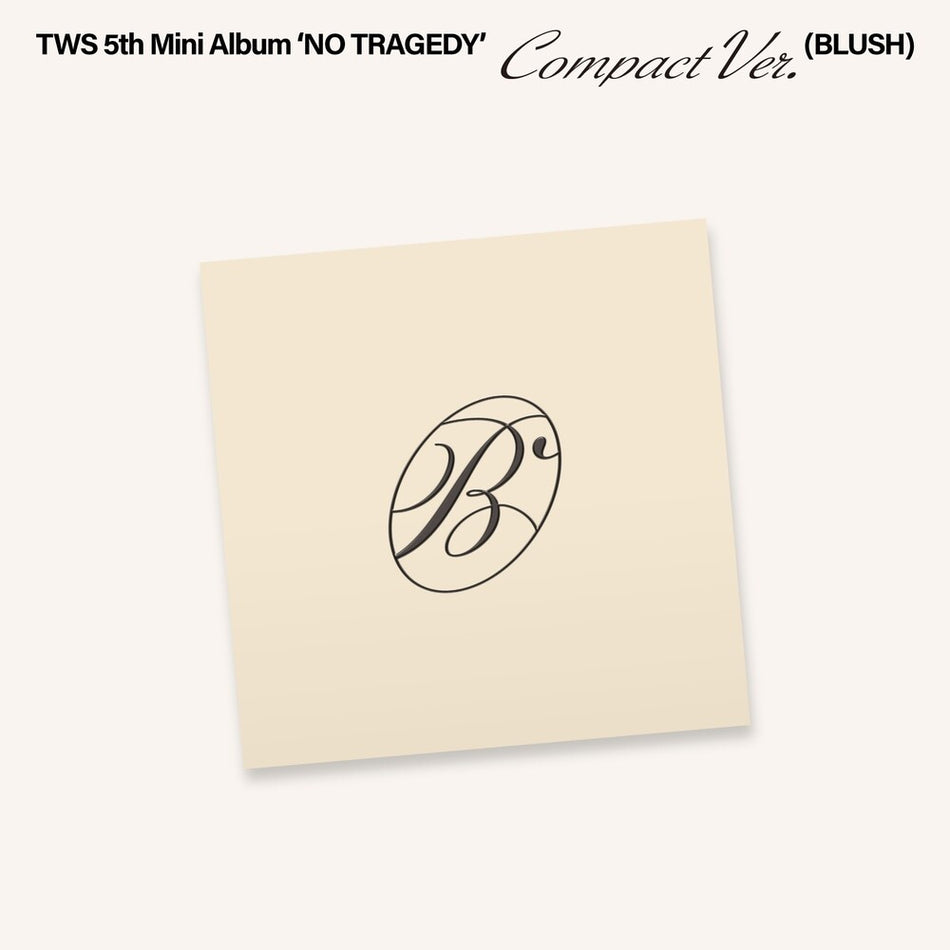 the album cover for TWS - TWS 5th Mini Album 'NO TRAGEDY' [BLUSH Compact Ver.]