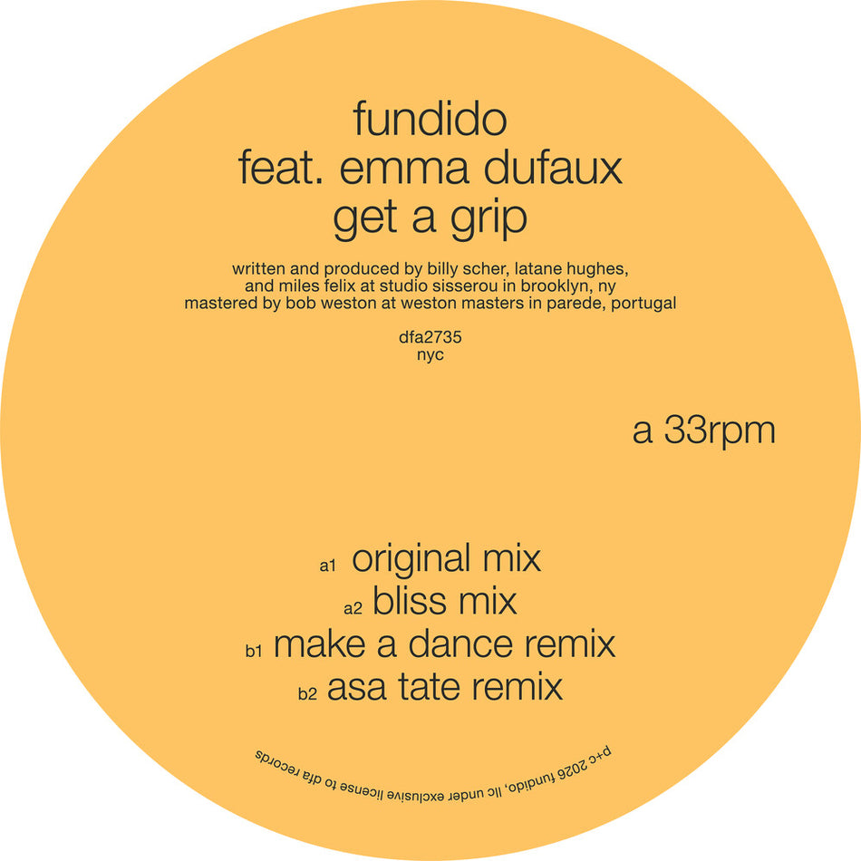 the album cover for Fundido - Get A Grip