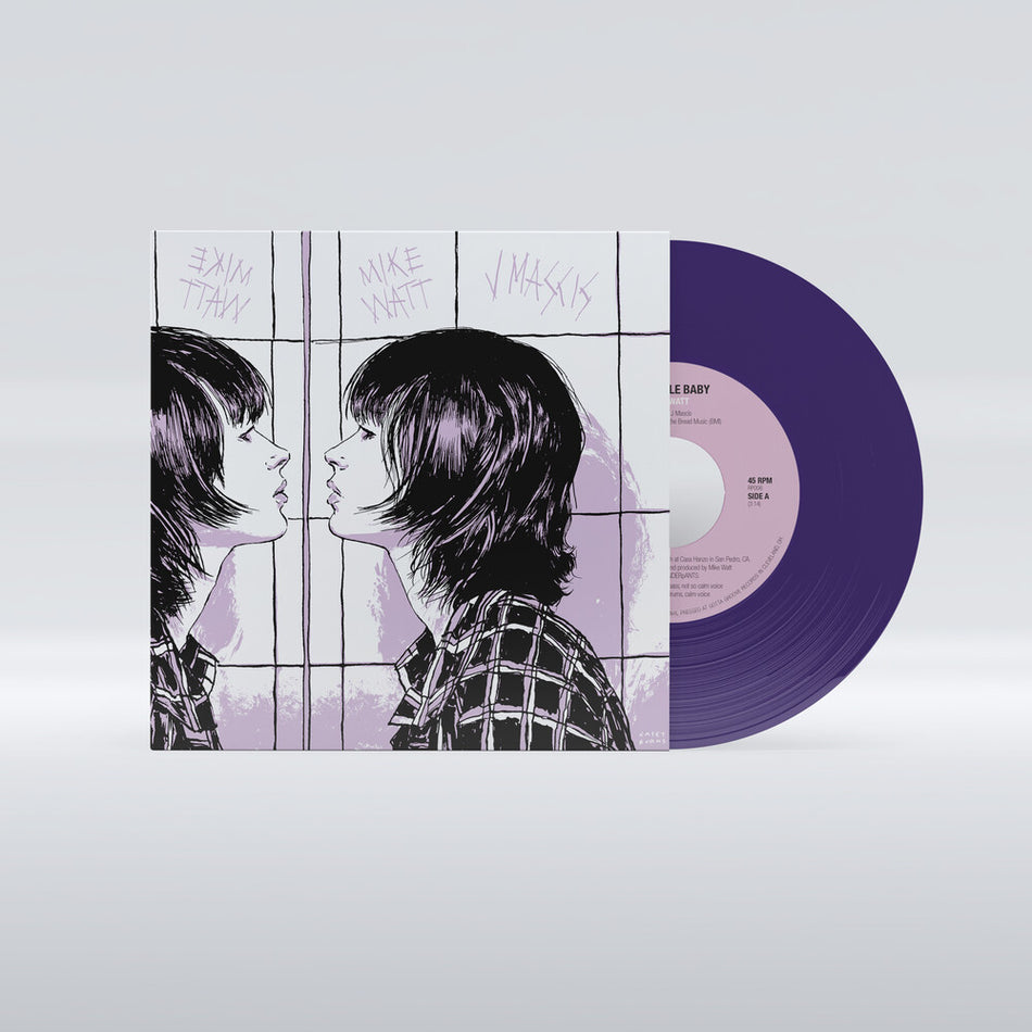 the album cover for Mike Watt  / J Mascis - Mike Watt / J Mascis [Indie Exclusive] [Colored Vinyl] [Indie Exclusive]