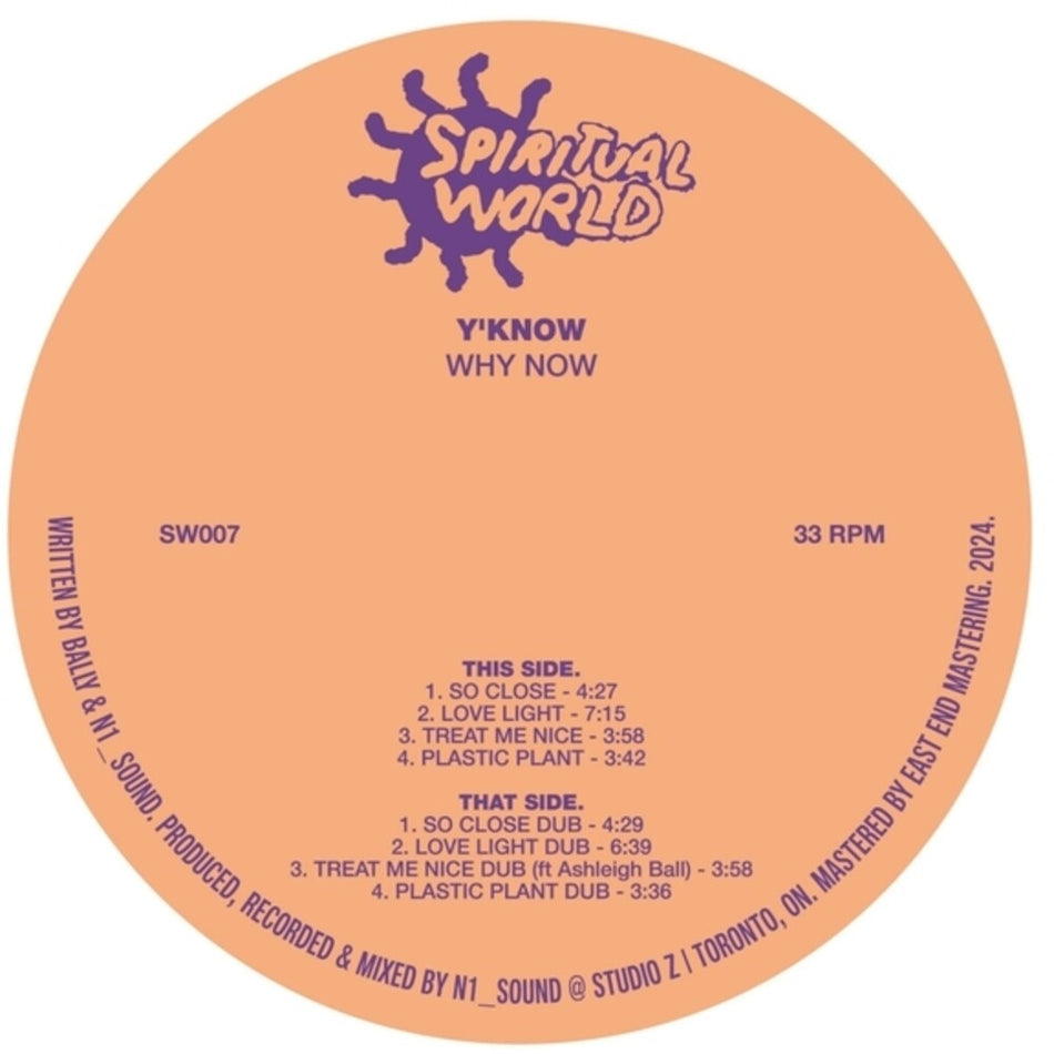 the album cover for Y'know - Why Now