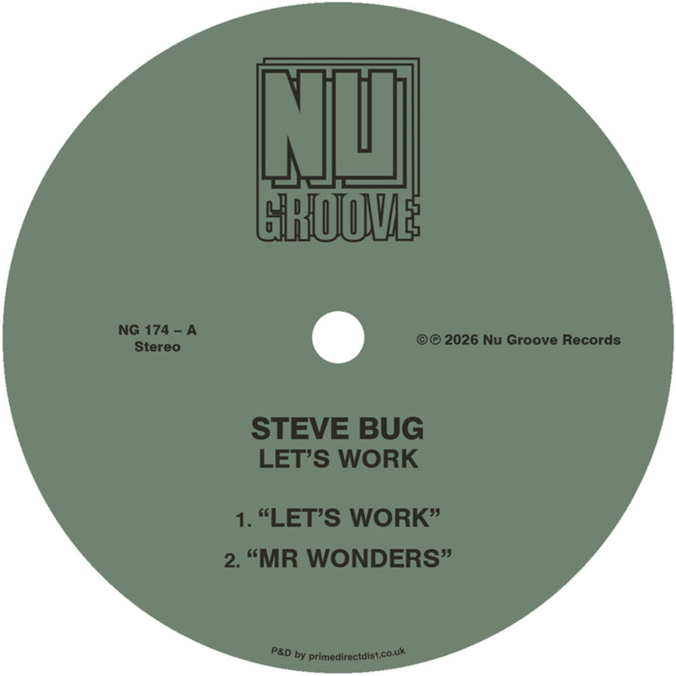 the album cover for Steve Bug - Let's Work