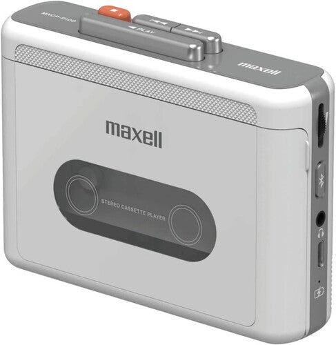 Maxell MXCP-P100WH Bluetooth Wireless Cassette Player Hi Fi Sound White