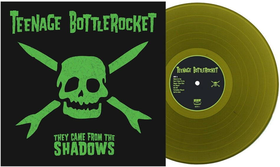 the album cover for Teenage Bottlerocket - They Came From The Shadows [Olive]