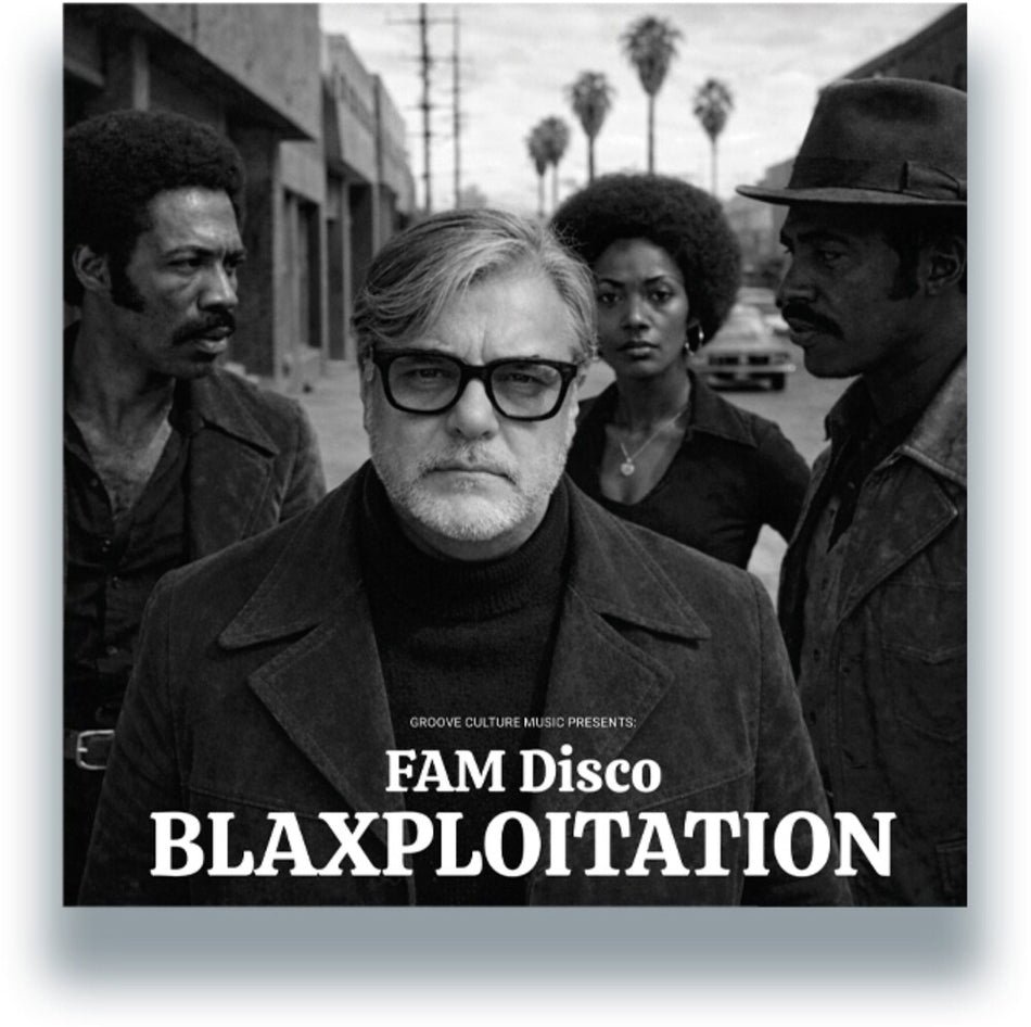 the album cover for Fam Disco - Blaxploitation