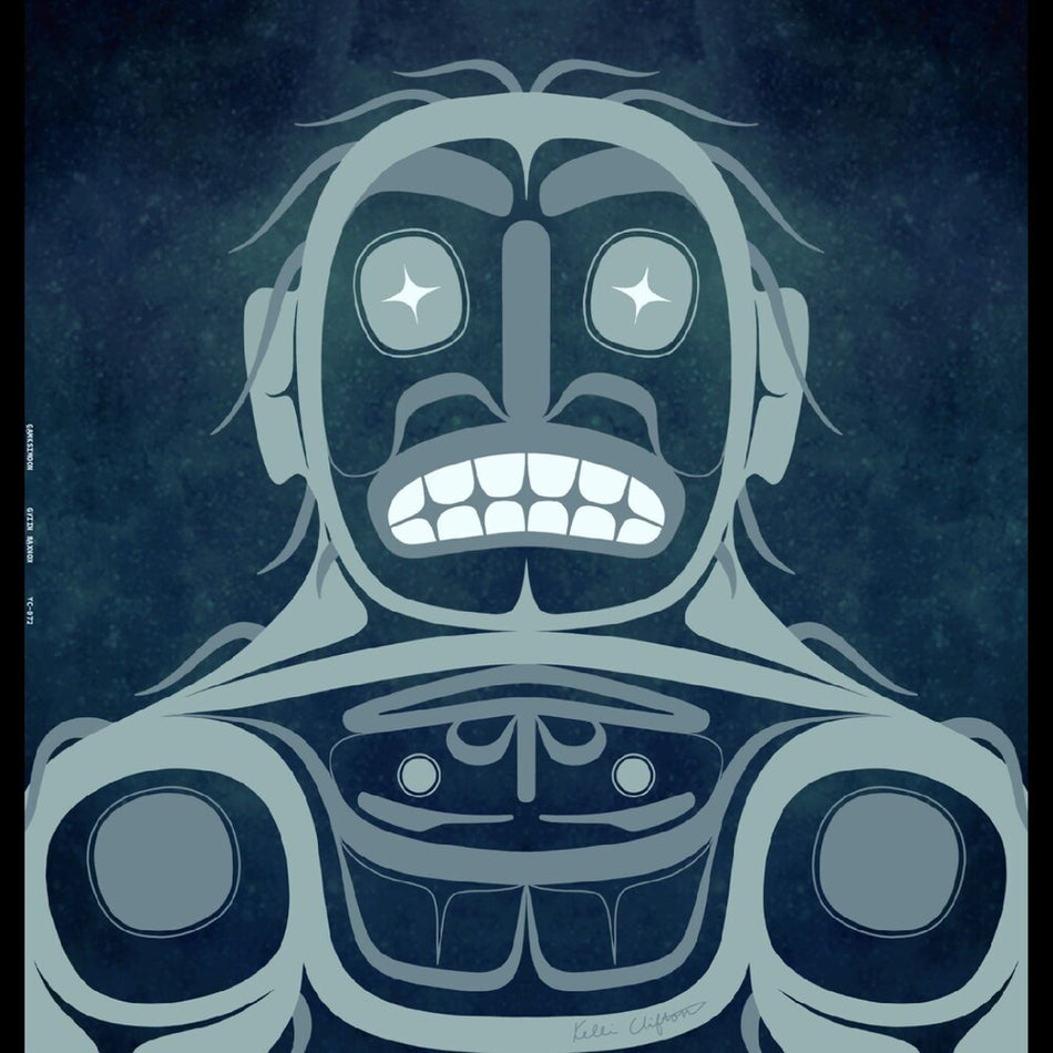 the album cover for Gamksimoon - Gyiin Naxnox