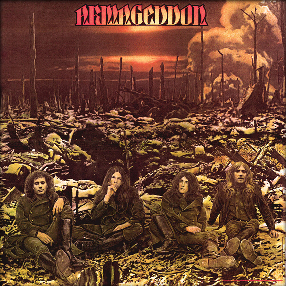 the album cover for Armageddon - Armageddon