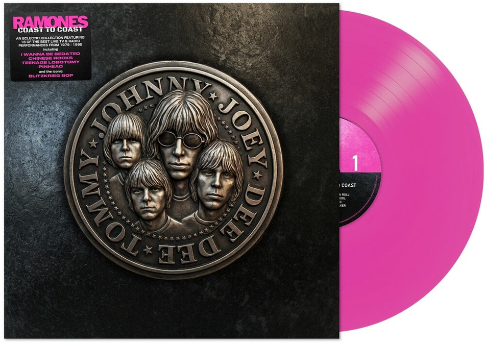 the album cover for Ramones - Coast To Coast [Indie Exclusive] [Colored Vinyl] [Limited Edition] [Indie Exclusive]