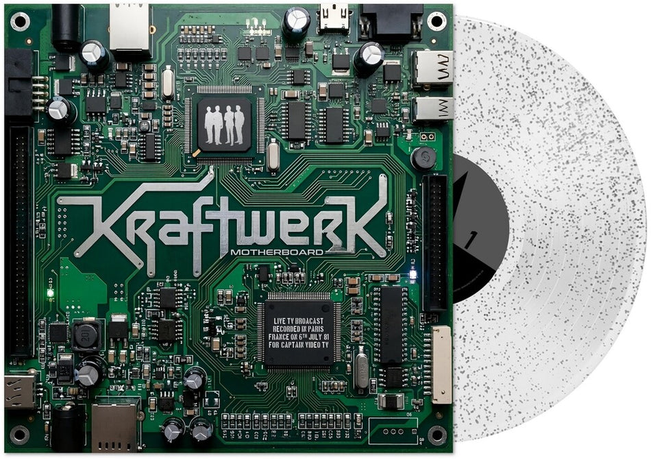 the album cover for Kraftwerk - Motherboard [Indie Exclusive] [Colored Vinyl] [Limited Edition] [Indie Exclusive]