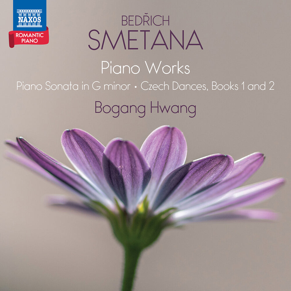the album cover for Bogang Hwang - Smetana: Pno Works
