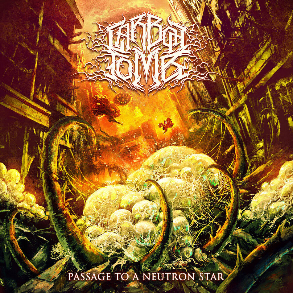 the album cover for Carbon Tomb - Passage To a Neutron Star