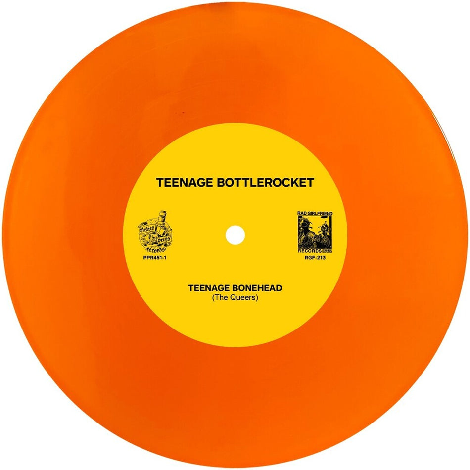 the album cover for Teenage Bottlerocket & the Queers - Split Single