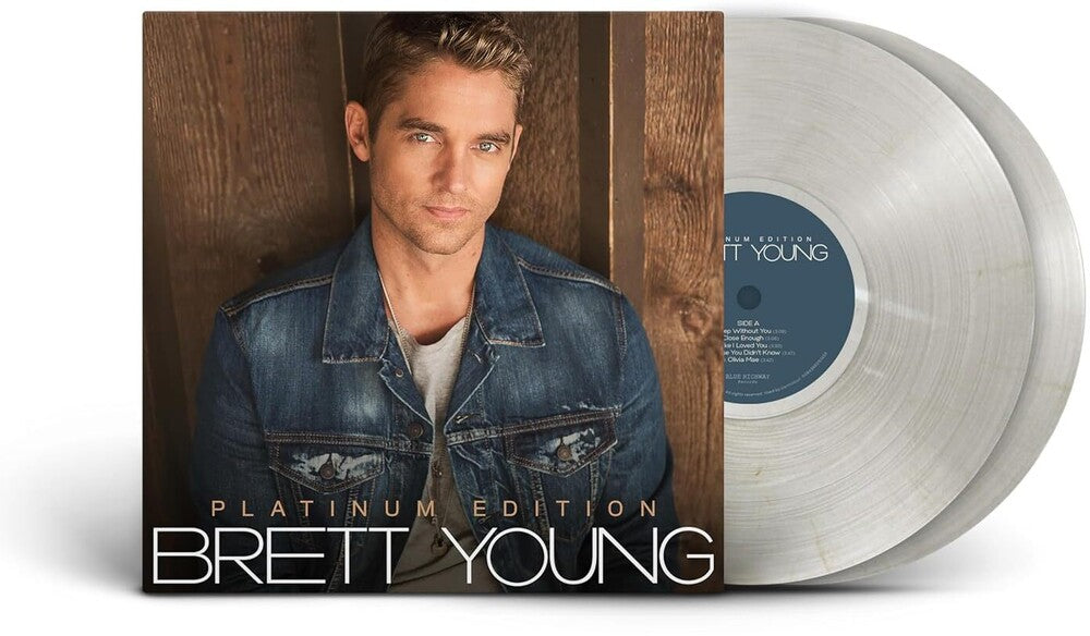 the album cover for Brett Young - Brett Young [Colored Vinyl] (Plat) (Smok)