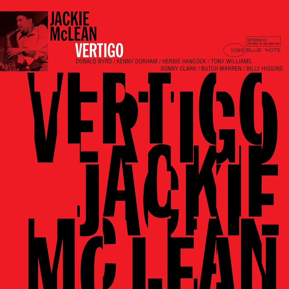 the album cover for Jackie Mclean - Vertigo (Blue Note Tone Poet Vinyl Edition) [180 Gram]