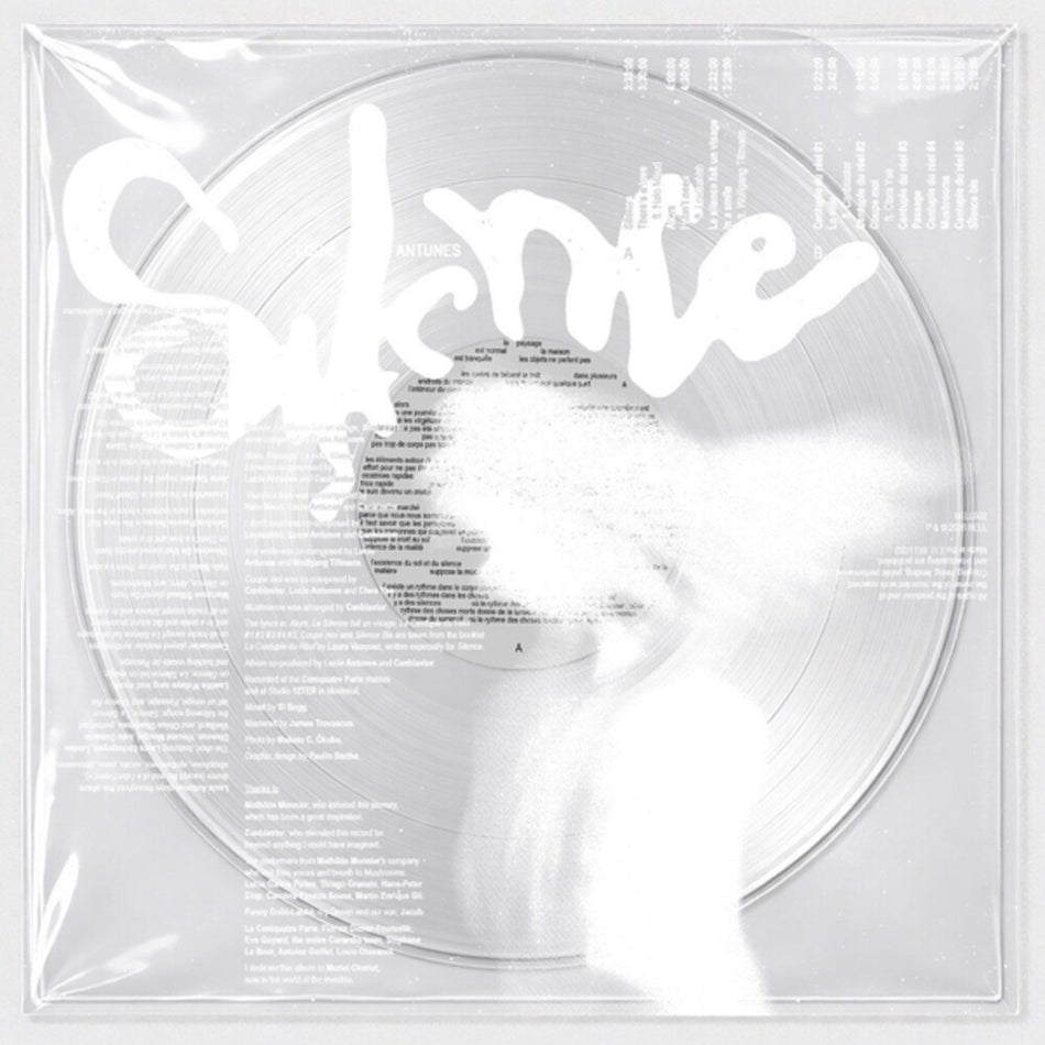 the album cover for Lucie Antunes - Silence (white Vinyl)