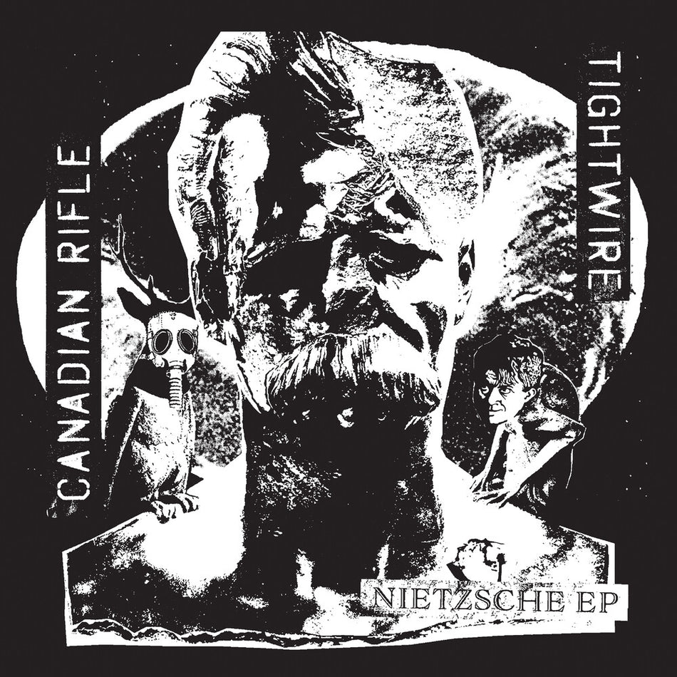 the album cover for Tightwire / Canadian Rifle - Nietzsche Ep (Gate)