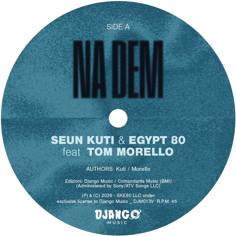 the album cover for Seun Kuti  & Egypt 80 - Na Dem / Problems