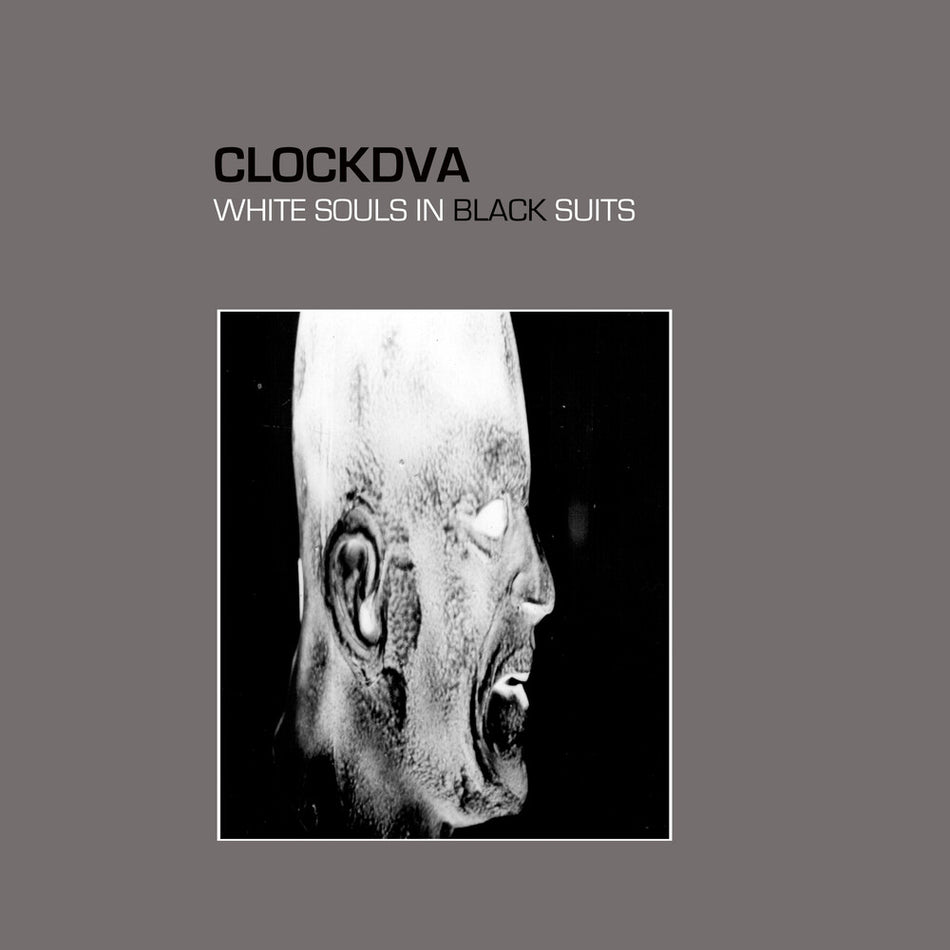 the album cover for Clock Dva - White Souls in Black Suits (2lp)