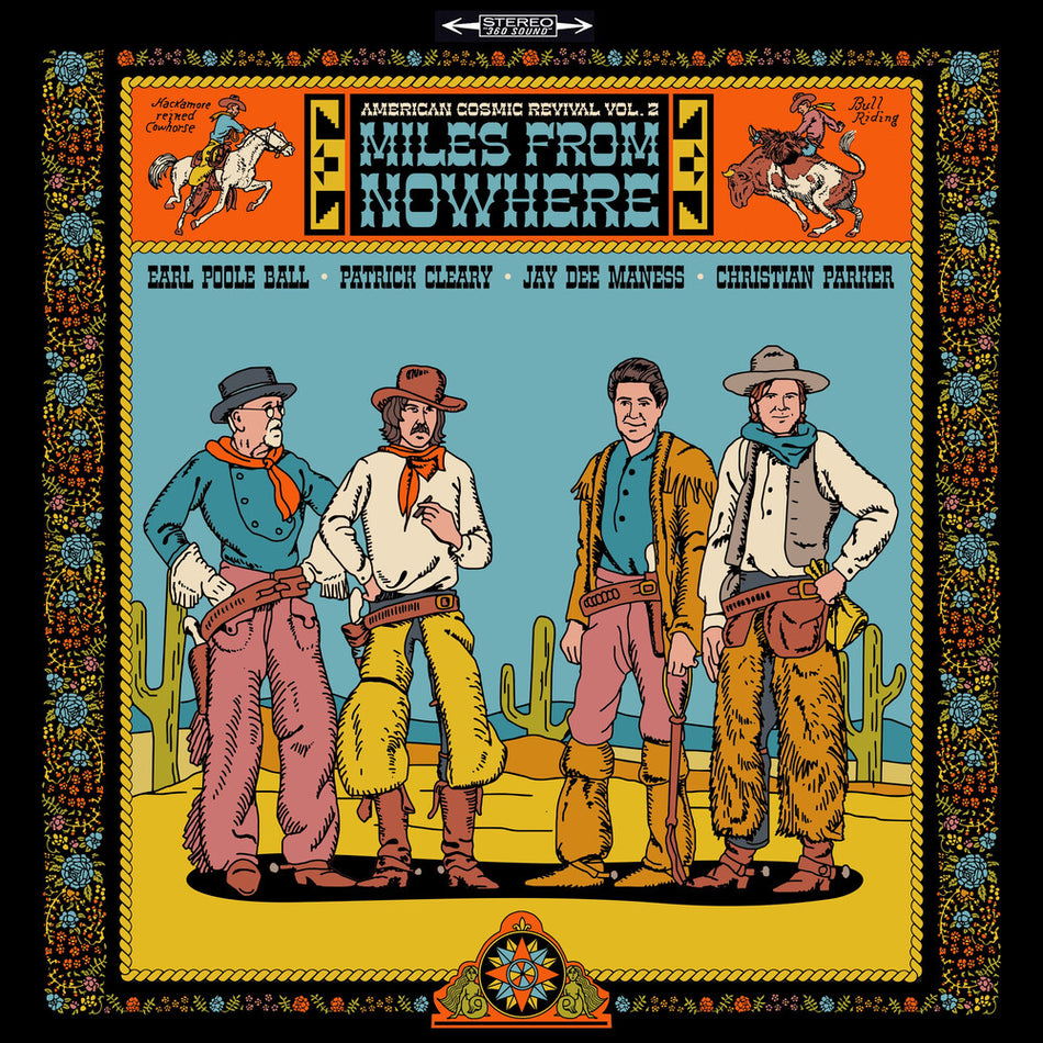 the album cover for Christian Parker - American Cosmic Revival Vol. 2: Miles From Nowhere