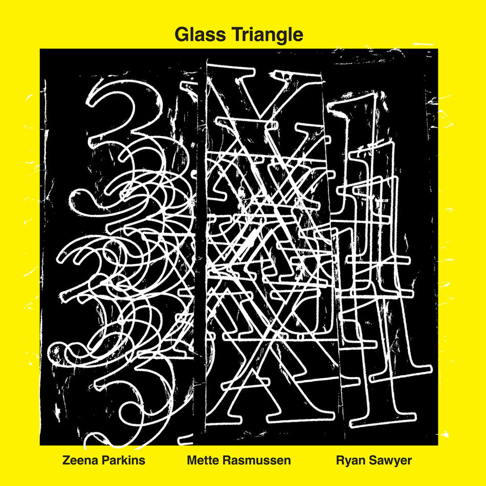 the album cover for Glass Triangle - 3 X 1