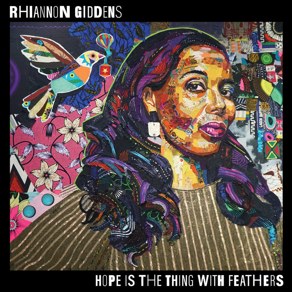 the album cover for Rhiannon Giddens - Hope is the Thing with Feathers [Eco Black]