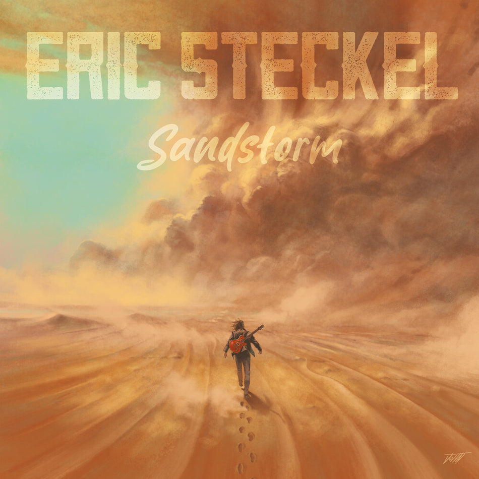 the album cover for Eric Steckel - Sandstorm - Gold [Colored Vinyl] (Gol)