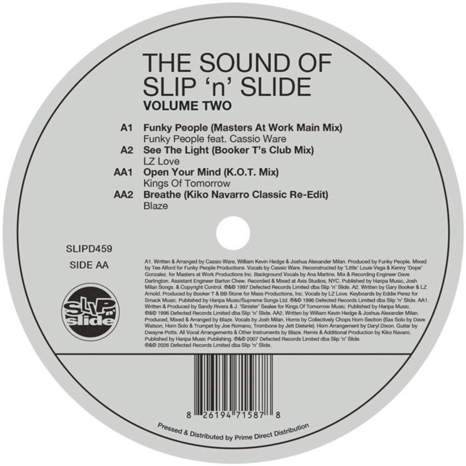 the album cover for Sound Of Slip 'n' Slide Vol. 2 / Various - Sound Of Slip 'n' Slide Vol. 2 / Various