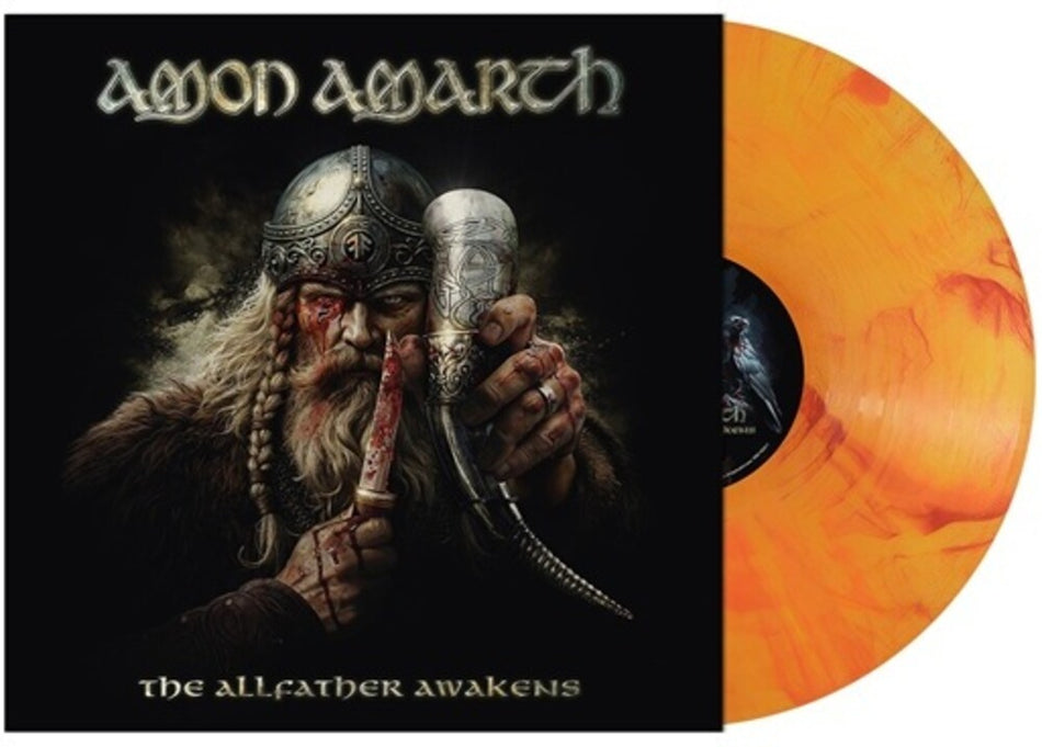 the album cover for Amon Amarth - The Allfather Awakens [Indie Exclusive Yggdrasil Burns]