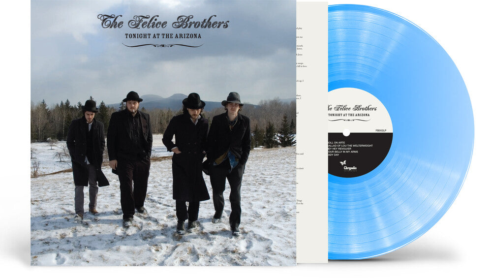 the album cover for Felice Brothers - Tonight At The Arizona [Blue]