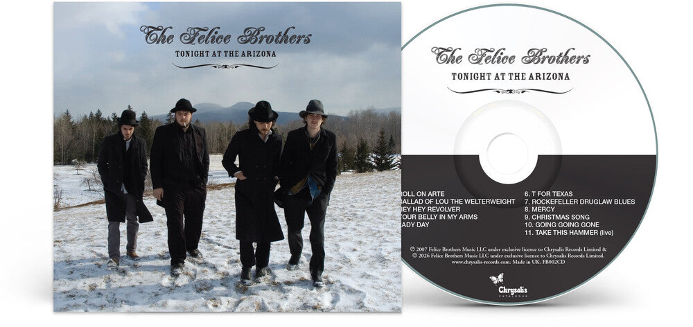 the album cover for Felice Brothers - Tonight At The Arizona
