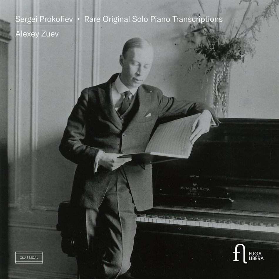the album cover for Alexey Zuev - Prokofiev: Rare Original Solo Pno Transcriptions