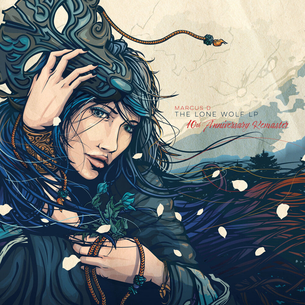 the album cover for Marcus D - Lone Wolf Lp (10th Anniversary) (Blk) [Clear Vinyl] (Trq)