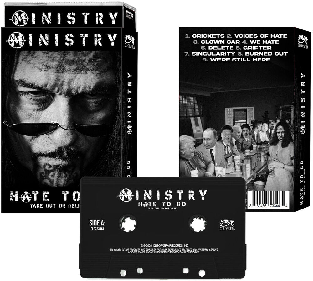 the album cover for Ministry - Hate To Go - Take Out Or Delivery