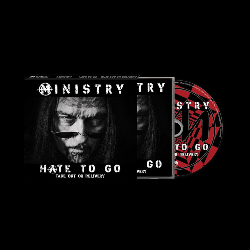 the album cover for Ministry - Hate To Go - Take Out Or Delivery