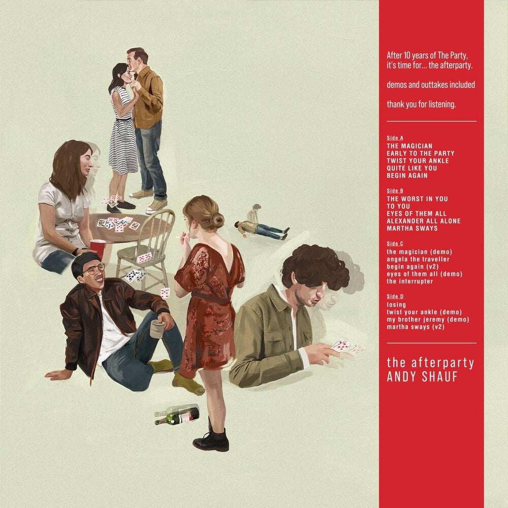 the album cover for Andy Shauf - Party [Indie Exclusive] 10th Anniversary [Clear Vinyl] (Aniv) [Indie Exclusive]