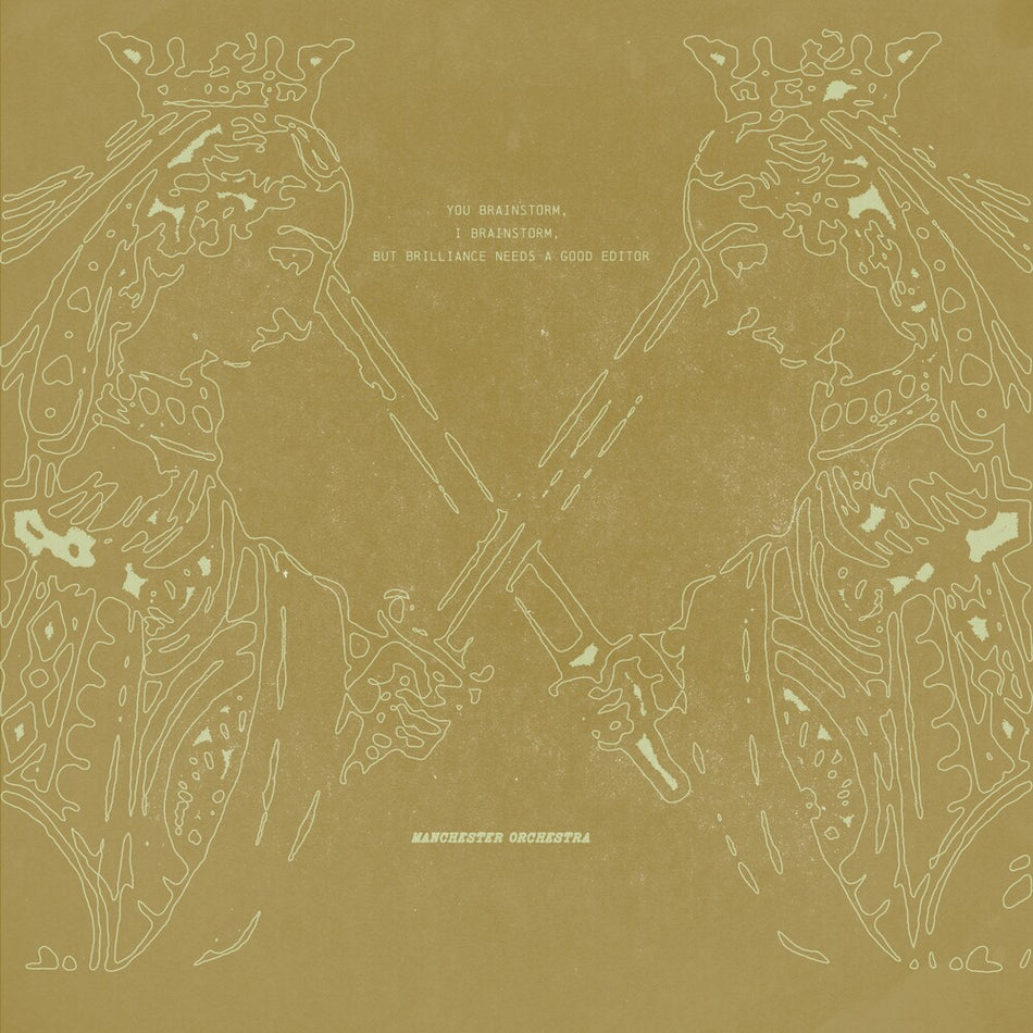 the album cover for Manchester Orchestra - You Brainstorm, I Brainstorm [Colored Vinyl] (Aniv) [Reissue]