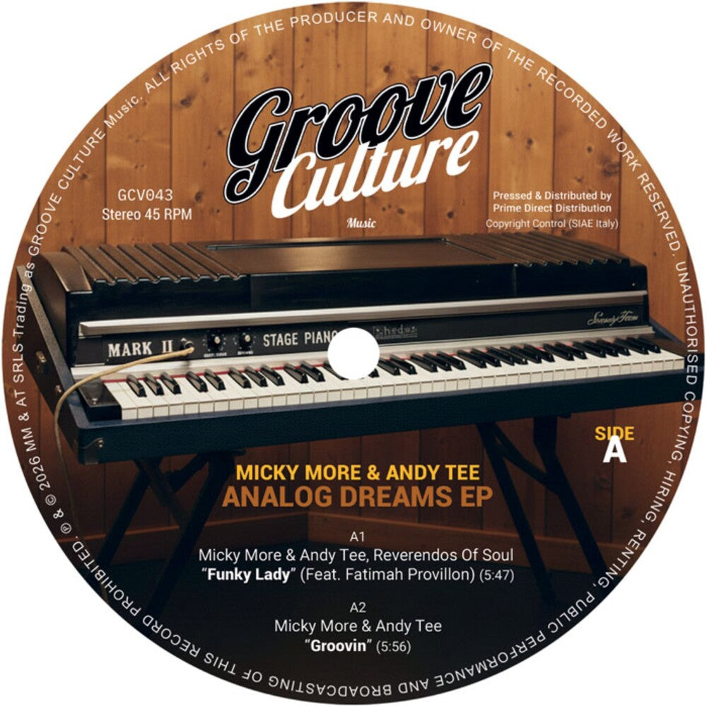 the album cover for Micky More & Andy Tee - Analog Dreams Ep