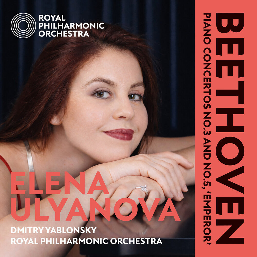 the album cover for Elena Ulyanova  / Royal Philharmonic Orchestra - Beethoven: Piano Concerto No.3 And No.5, Emperor