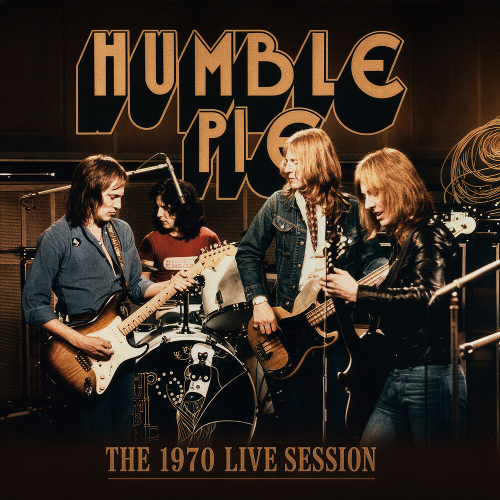 the album cover for Humble Pie - 1970 Live Session - Yellow [Colored Vinyl] [Limited Edition] (Ylw)