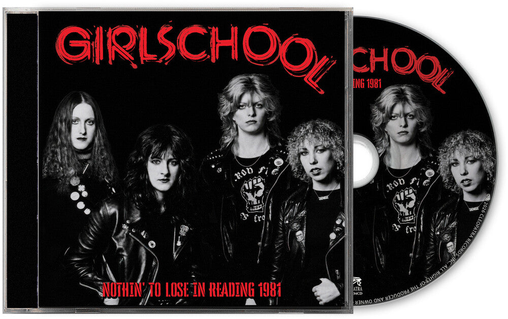 the album cover for Girlschool - Nothin' To Lose in Reading 1981