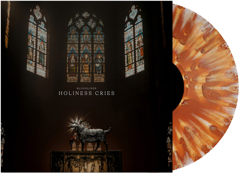 the album cover for Bloodlines - Holiness Cries [Colored Vinyl] [Limited Edition]