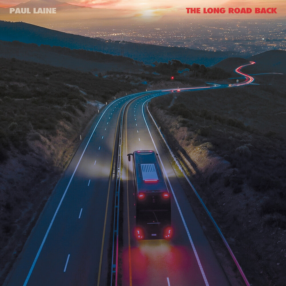 the album cover for Paul Laine - Long Road Back