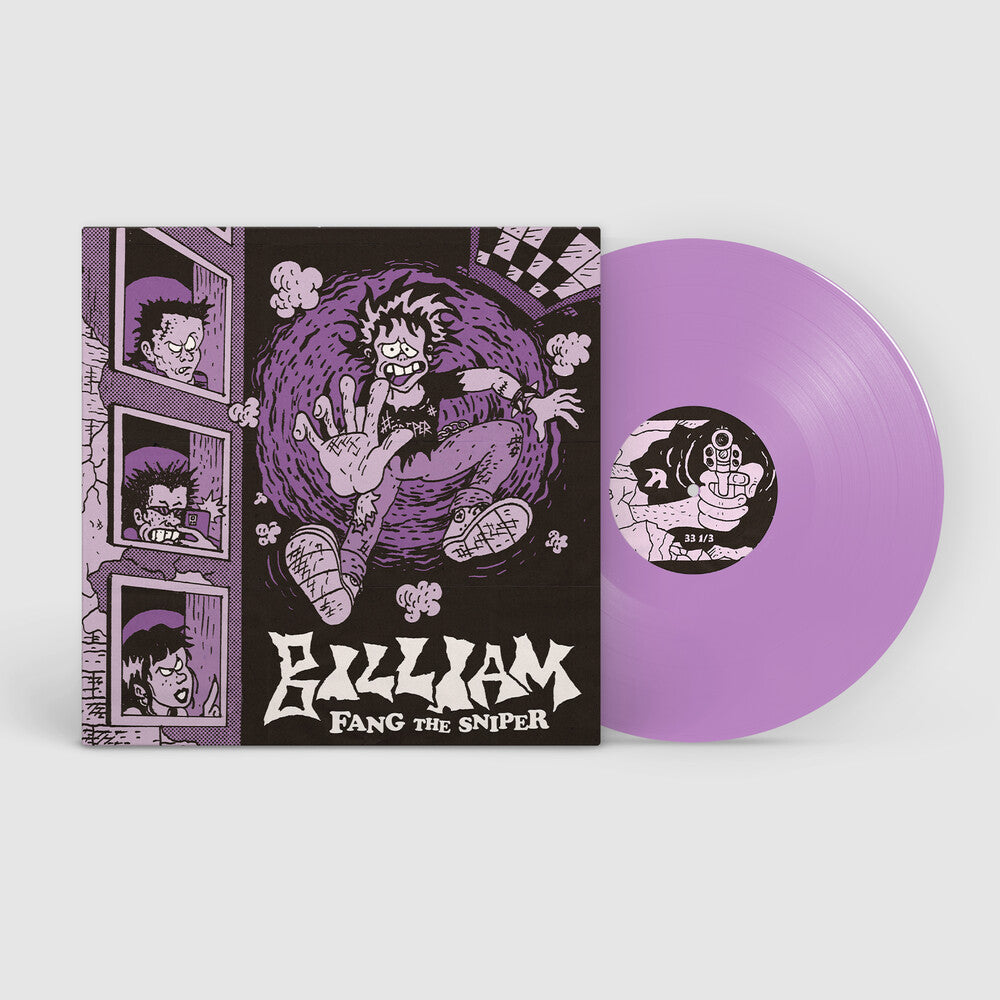 the album cover for Billiam - Fang The Sniper [Clear Vinyl] [Limited Edition] (Viol)
