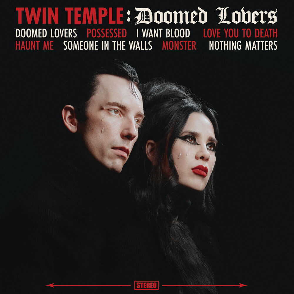 the album cover for Twin Temple - Doomed Lovers