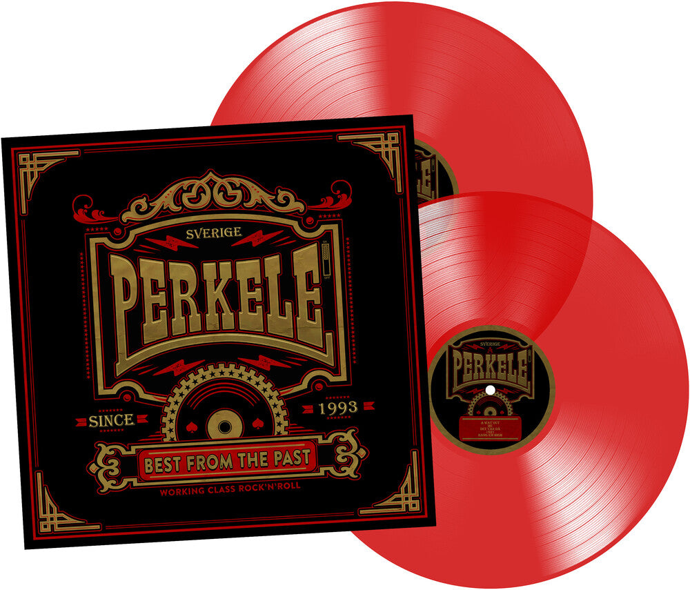 the album cover for Perkele - Best From The Past [Colored Vinyl] (Red)