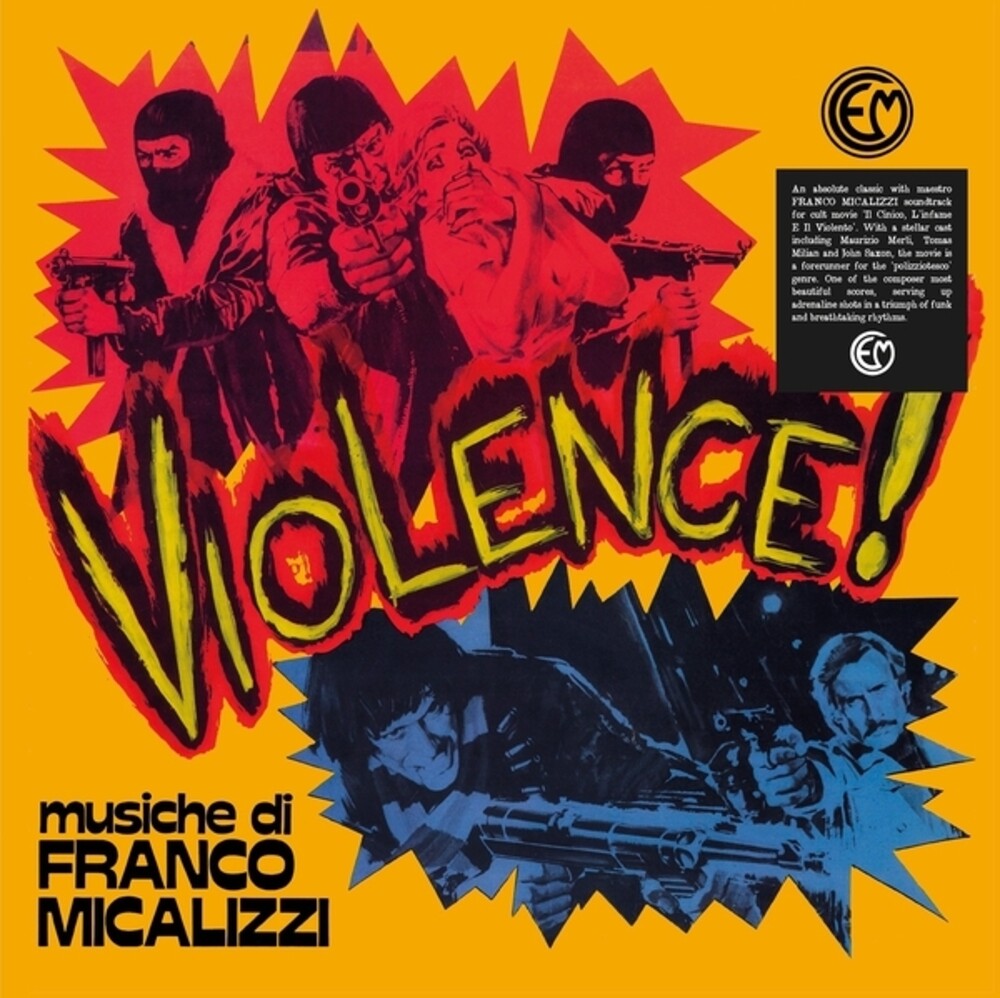 the album cover for Franco Micalizzi  (Cvnl) - Violence [Clear Vinyl]