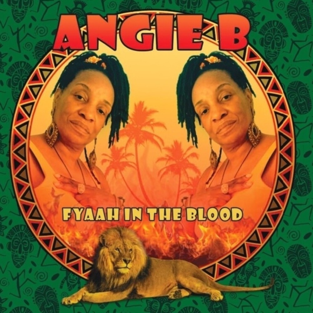 the album cover for Angie B - Fyaah In The Blood