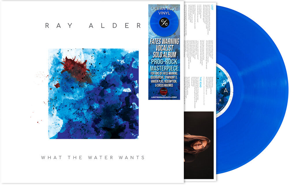 the album cover for Ray Alder - What The Water Wants [Indie Exclusive] [Colored Vinyl] [Limited Edition] [Indie Exclusive]