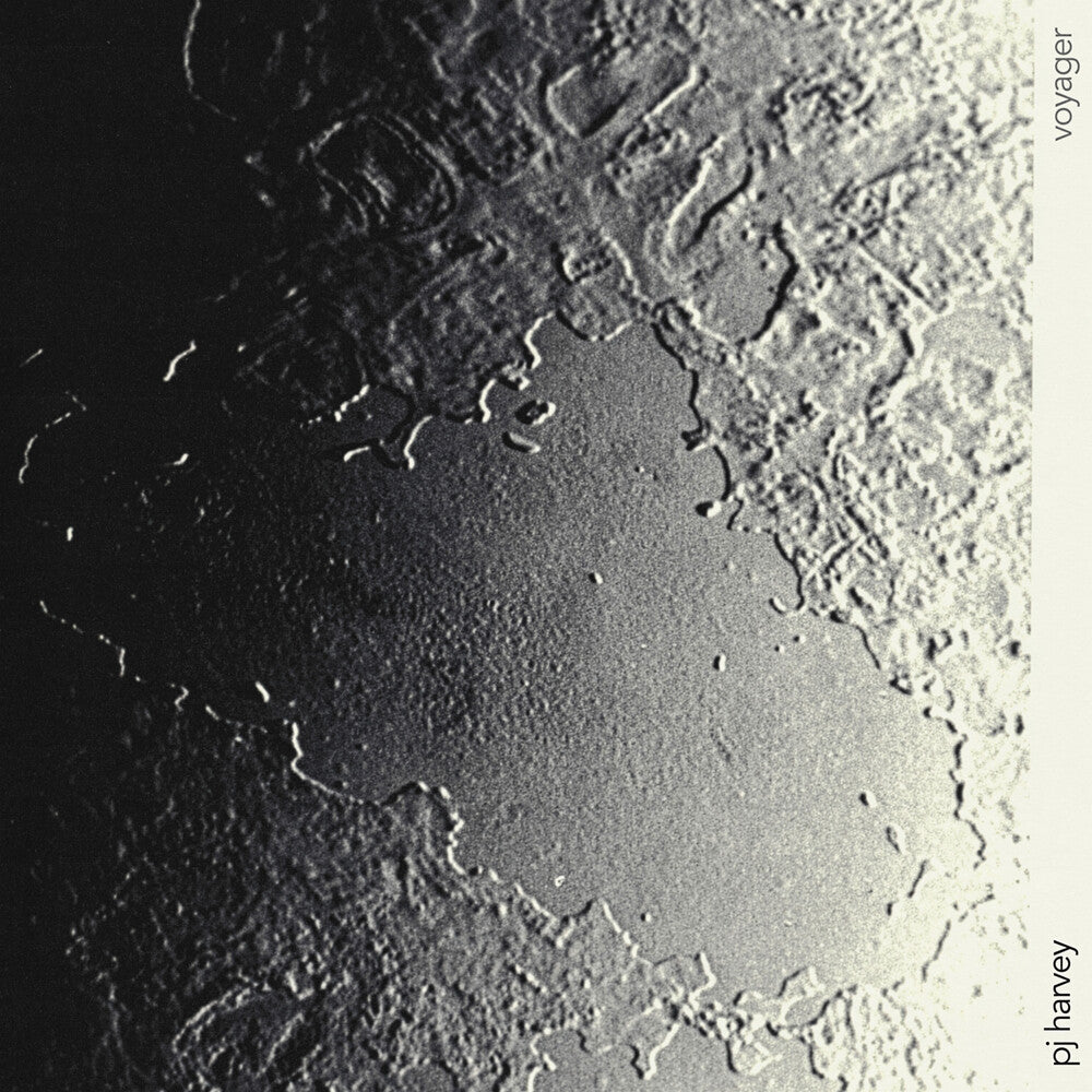 the album cover for PJ Harvey - Voyager [Black with Etching]