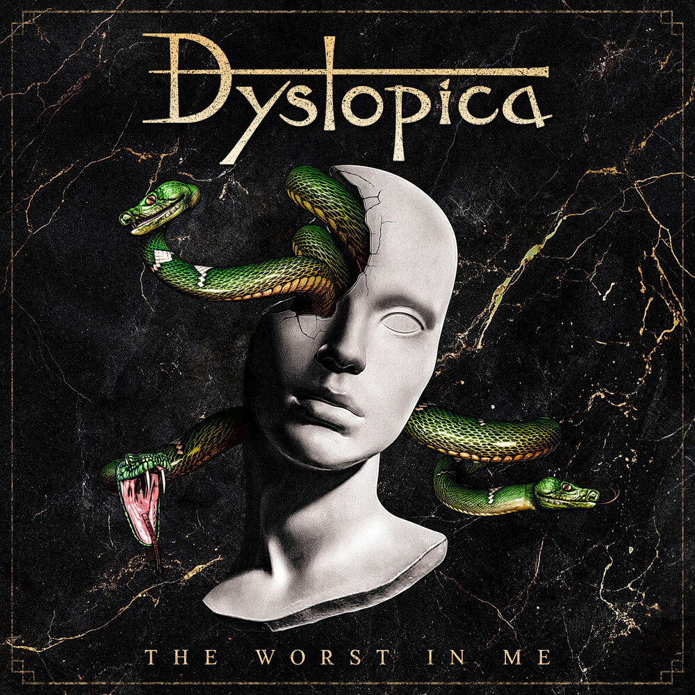 the album cover for Dystopica - Worst In Me